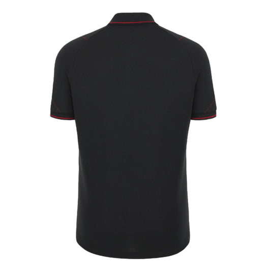 2023-2024 Wales Rugby Travel Polo Shirt (Black)_1