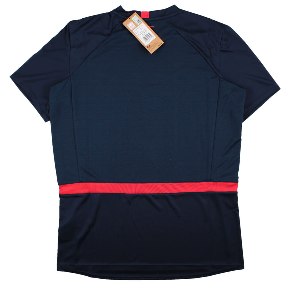 2023-2024 England Rugby Gym Tee (Navy Blazer) Product - Training Shirts Umbro   