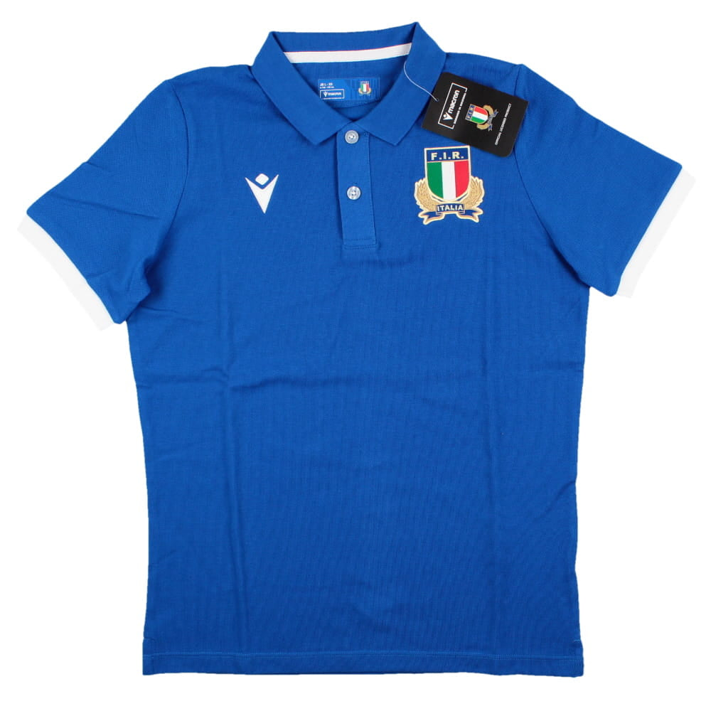 2023-2024 Italy Rugby Home Cotton Shirt (Kids) Product - Football Shirts Macron   