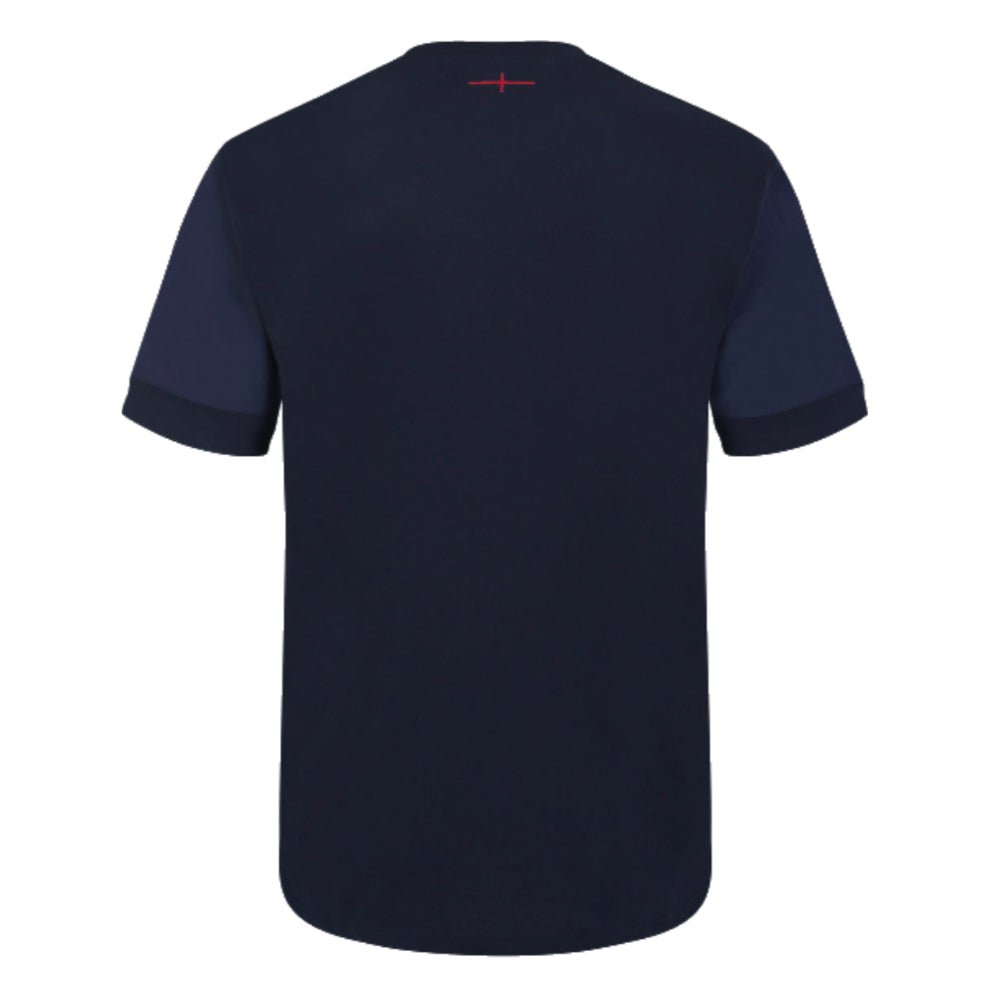 2023-2024 England Leisure Tee (Navy Blazer) (Your Name) Product - Hero Shirts Umbro   