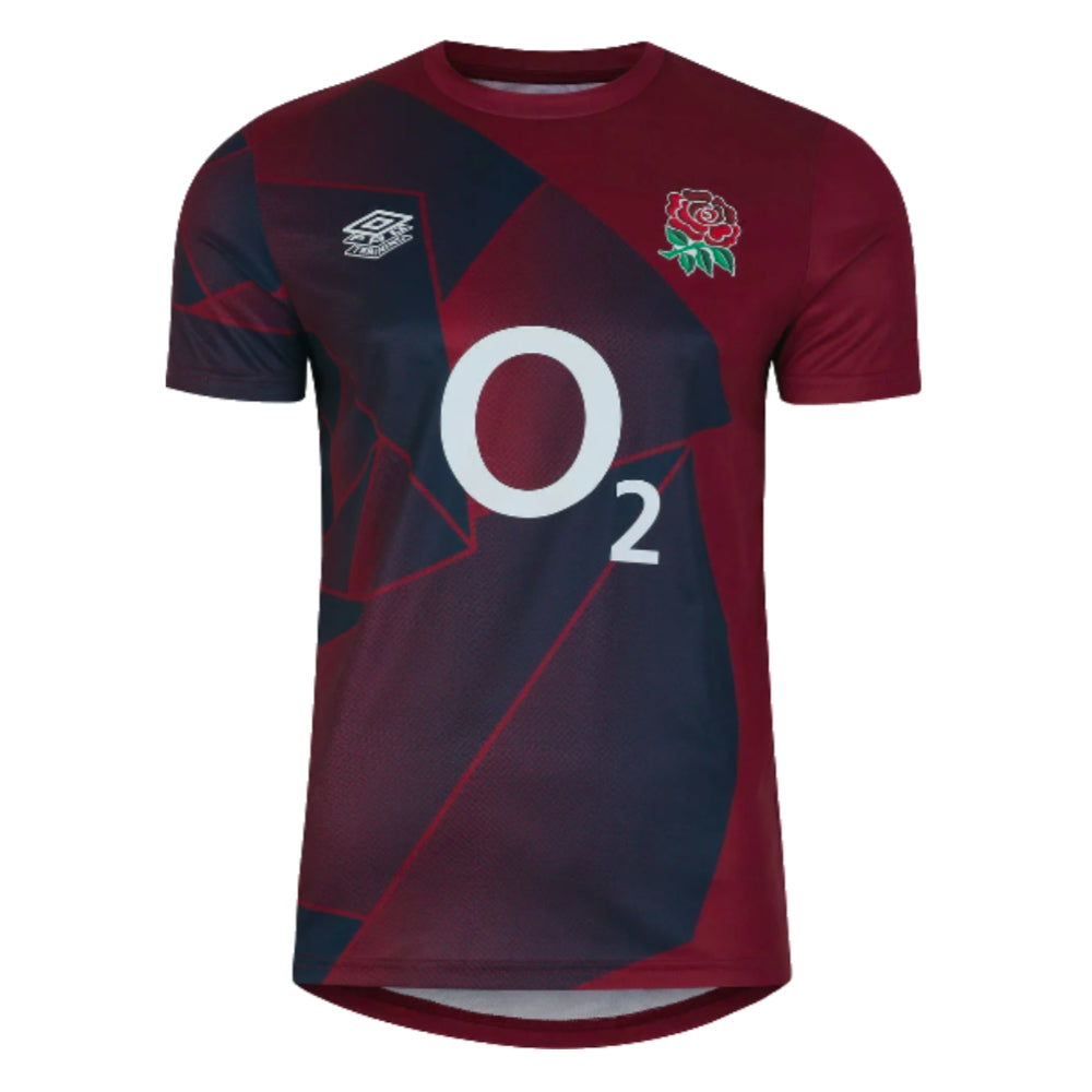 2023-2024 England Rugby Warm Up Jersey (Navy Blazer) Product - Training Shirts Umbro   