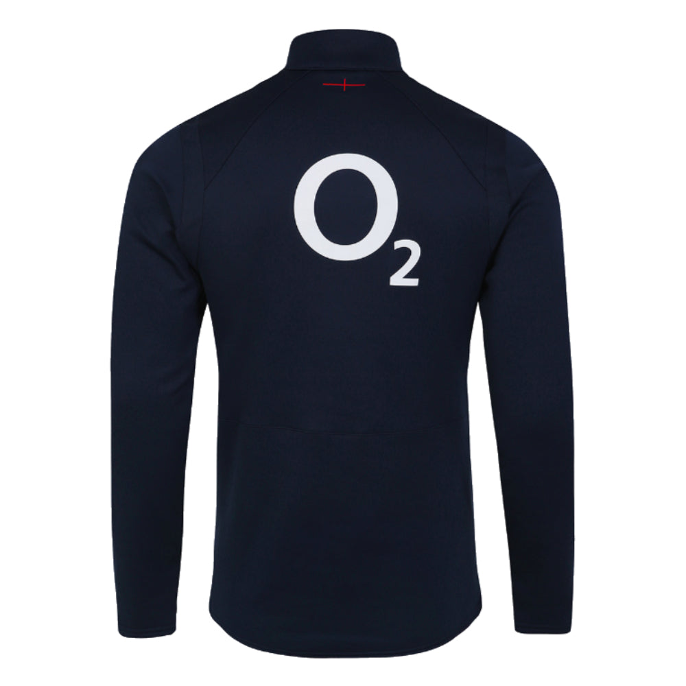 2023-2024 England Rugby 1/2 Zip Fleece (Navy Blazer) Product - Fleeces Umbro   