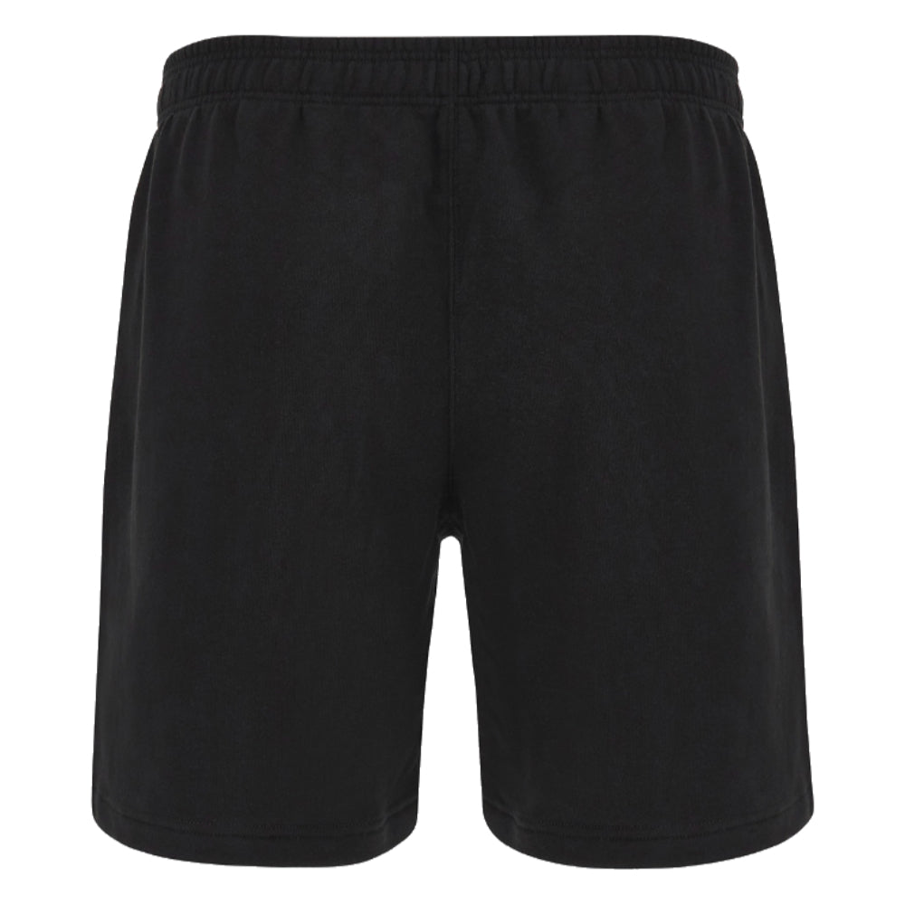 2023-2024 Scotland Rugby Travel Cotton Shorts (Black) Product - Shorts Macron   