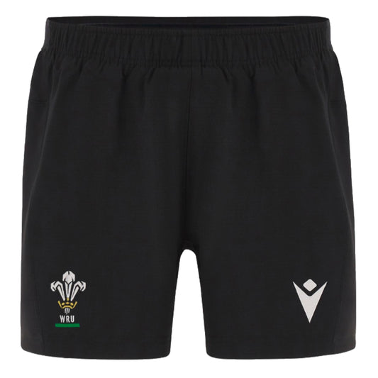 2023-2024 Wales Rugby Training Shorts (Black)_0