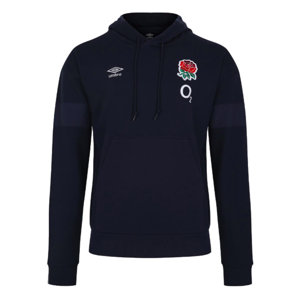 2023-2024 England Rugby OH Fleece Hoodie (Navy Blazer) Product - Hoodies Umbro   