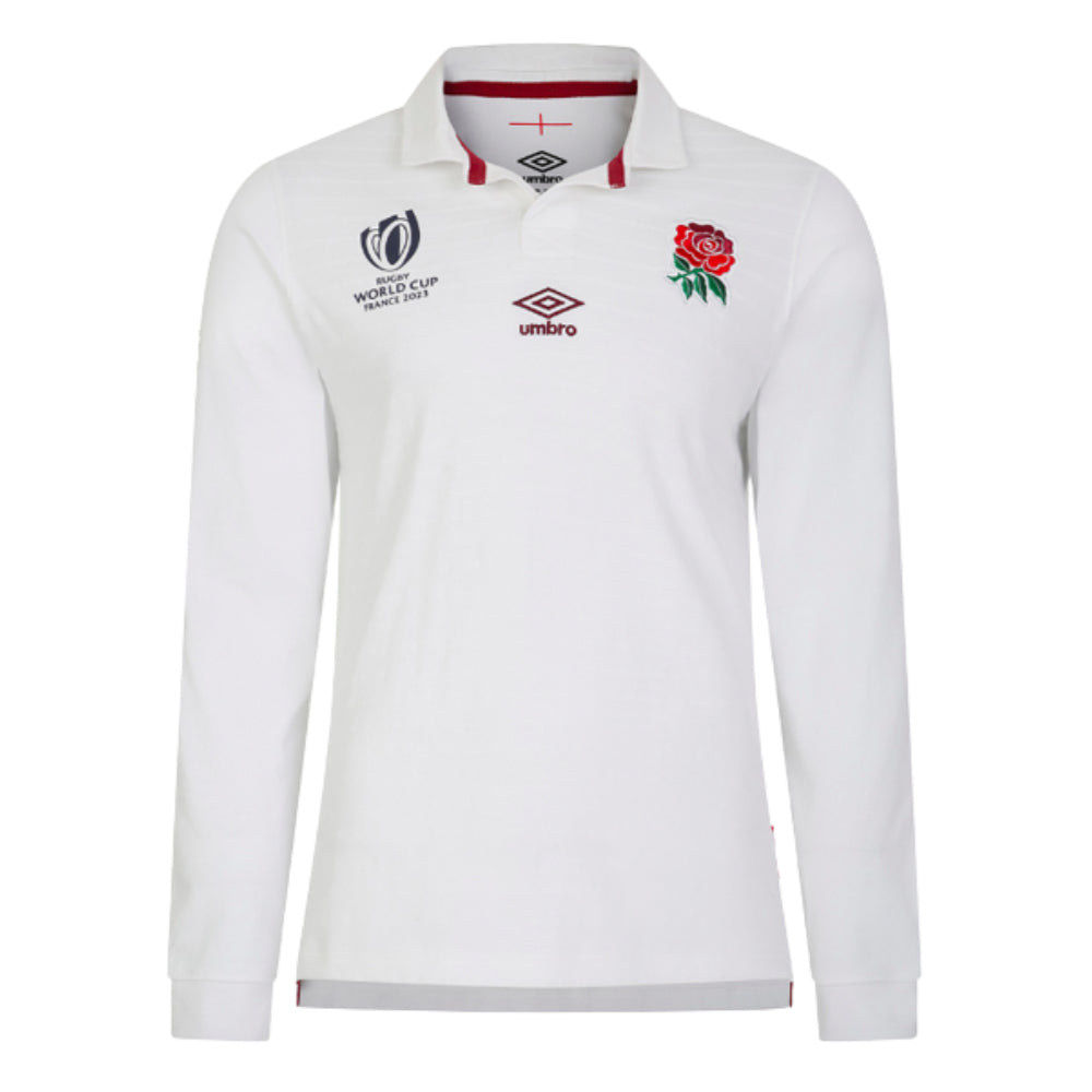 England 2023 RWC Home LS Classic Rugby Shirt Product - Football Shirts Umbro   
