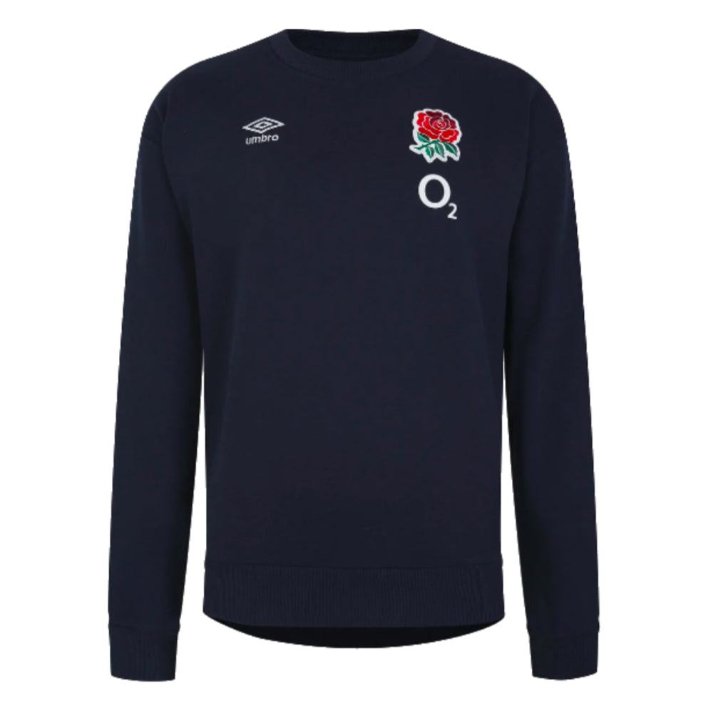 2023-2024 England Rugby Fleece Sweat (Nazy Blazer) Product - Sweat Tops Umbro   