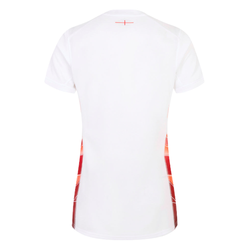 2023-2024 England Rugby Red Roses Rugby Jersey (Ladies) (Watson 14) Product - Hero Shirts Umbro   