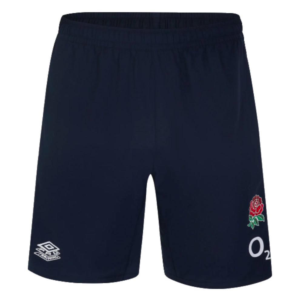 2023-2024 England Rugby Knit Shorts (Navy Blazer) Product - Shorts Umbro   