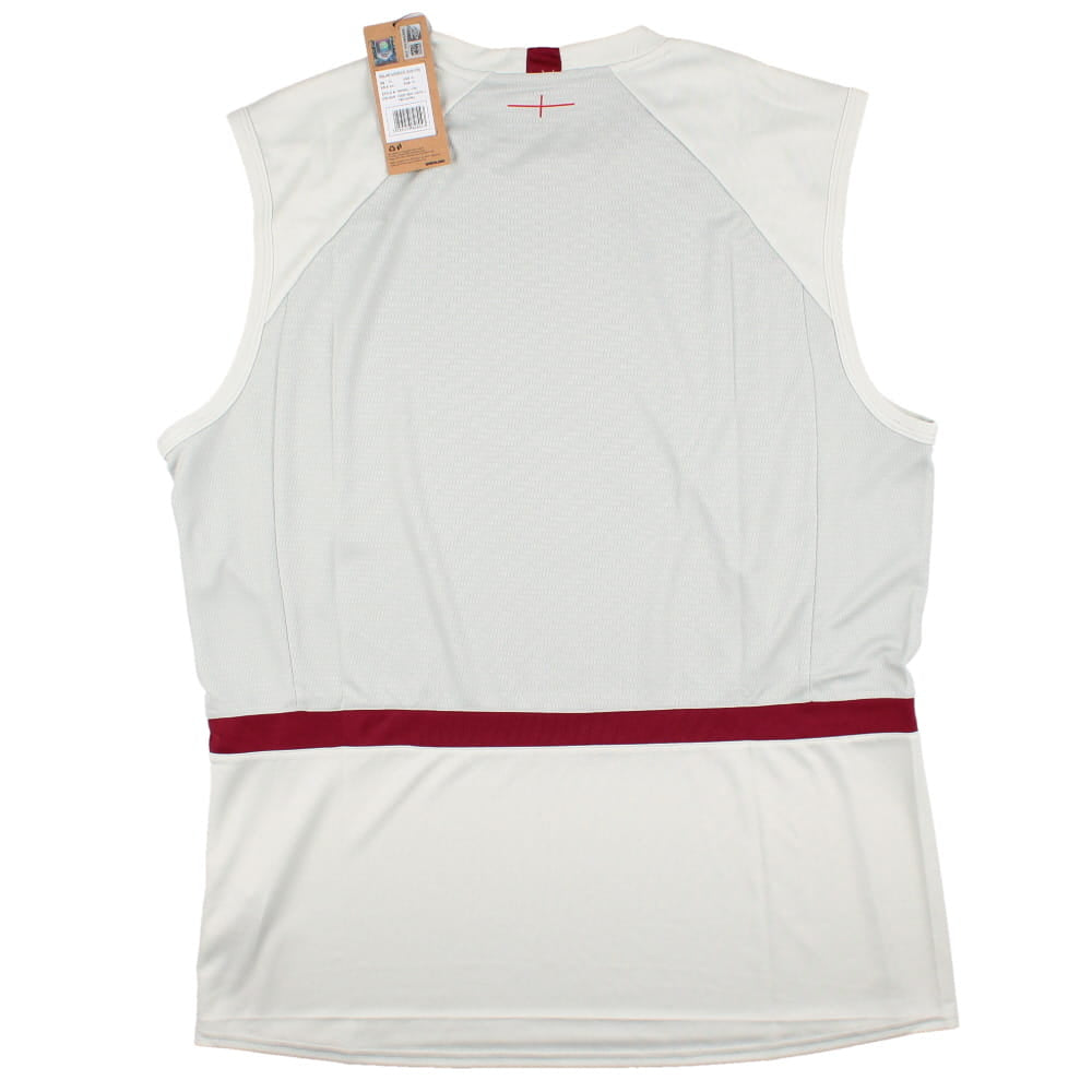 2023-2024 England Rugby Sleeveless Shirt (Foggy Dew) (Your Name) Product - Hero Shirts Umbro   
