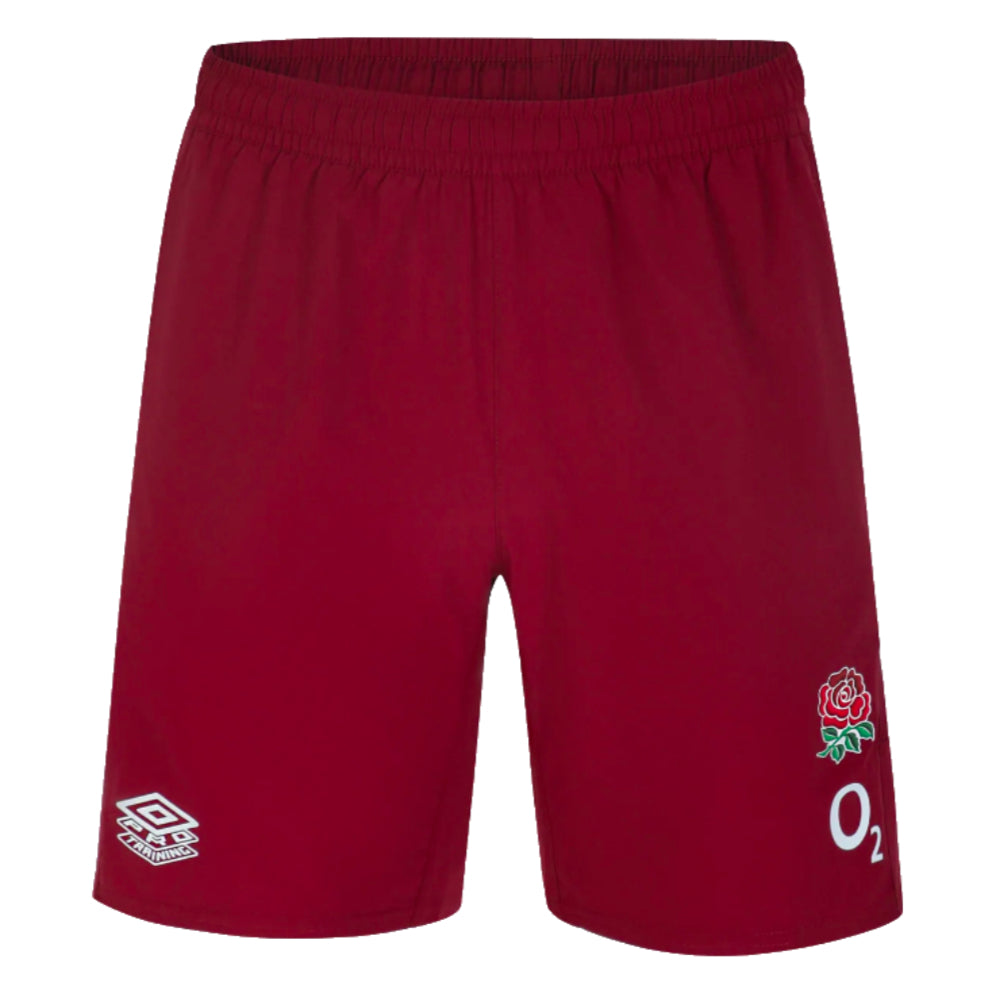 2023-2024 England Rugby Contact Training Short (Tibetan Red) Product - Shorts Umbro   