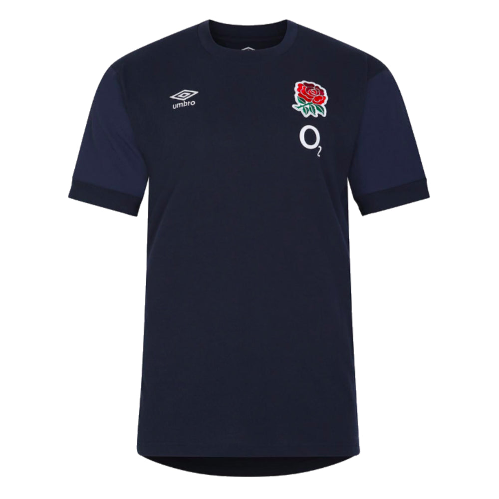 2023-2024 England Rugby Warm Up Jersey - Kids (Navy Blazer) Product - Training Shirts Umbro   