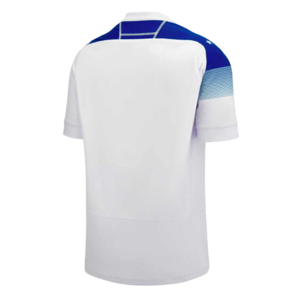 2023-2024 Samoa Rugby Away Replica Shirt (Your Name) Product - Hero Shirts Macron   