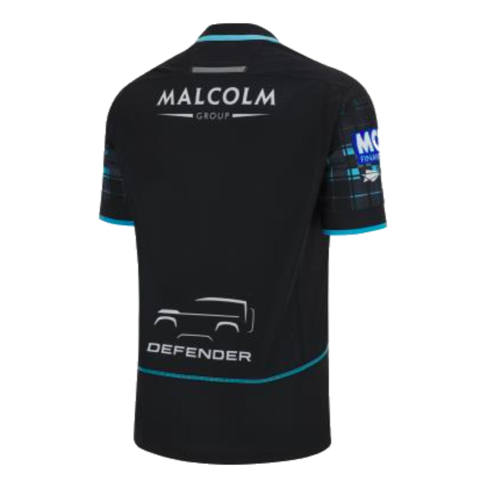 2023-2024 Glasgow Warriors Home Rugby Shirt (Your Name) Product - Hero Shirts Macron   