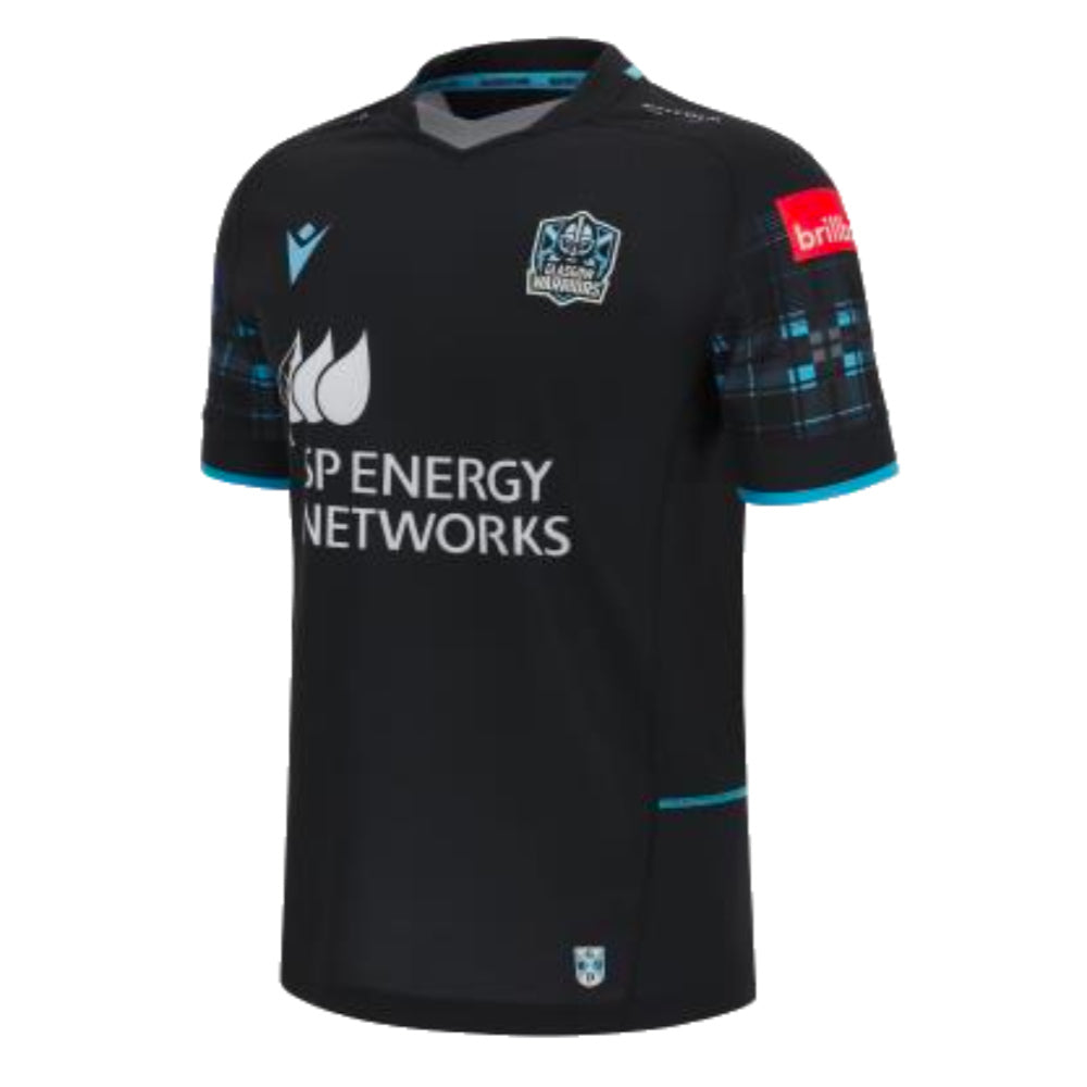 2023-2024 Glasgow Warriors Home Rugby Shirt Product - Football Shirts Macron   