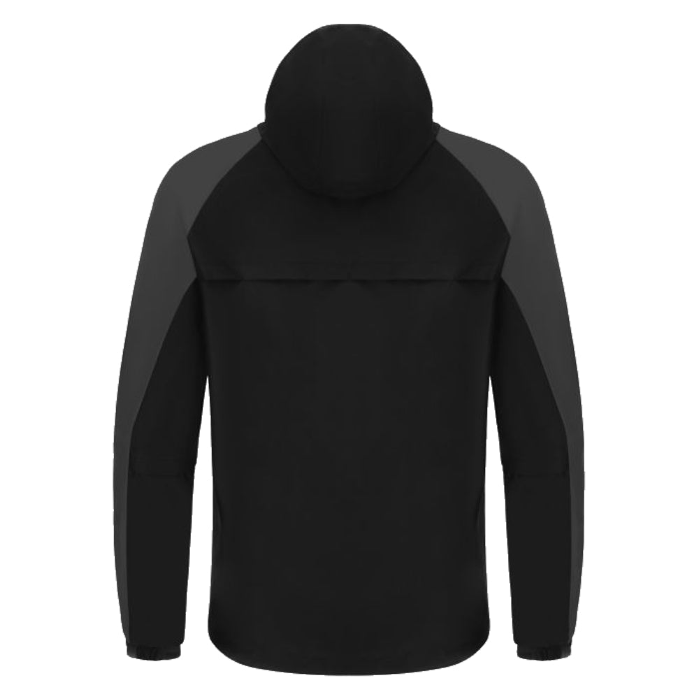 2023-2024 Ospreys Rugby Waterproof Mesh Jacket (Black) Product - Jackets Macron   