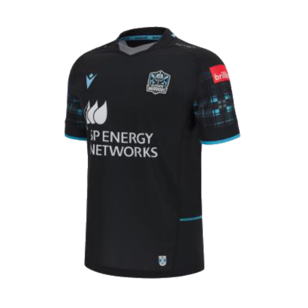 2023-2024 Glasgow Warriors Home Rugby Shirt (Kids) Product - Football Shirts Macron   