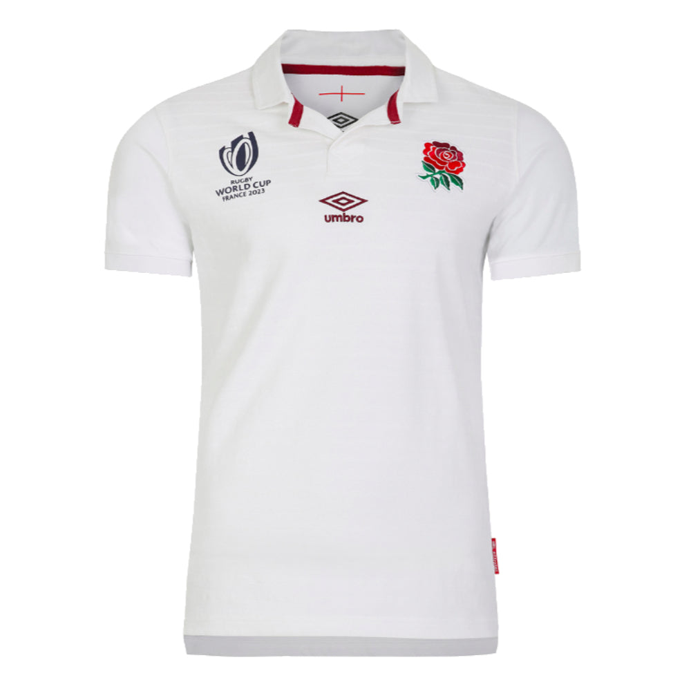 England RWC 2023 Home Classic SS Rugby Shirt Product - Football Shirts Umbro   