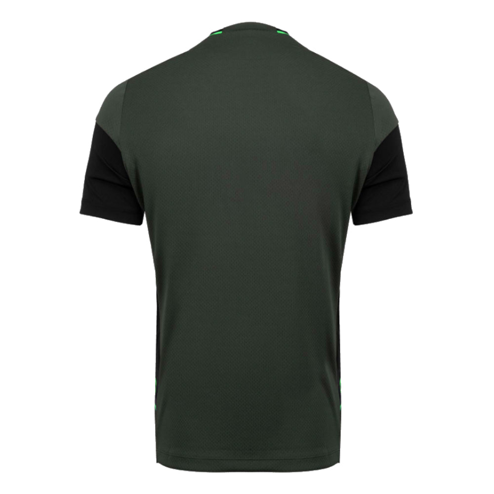 2023-2024 Connacht Rugby Training Poly Dry Tee (Green) (Your Name) Product - Hero Shirts Macron   