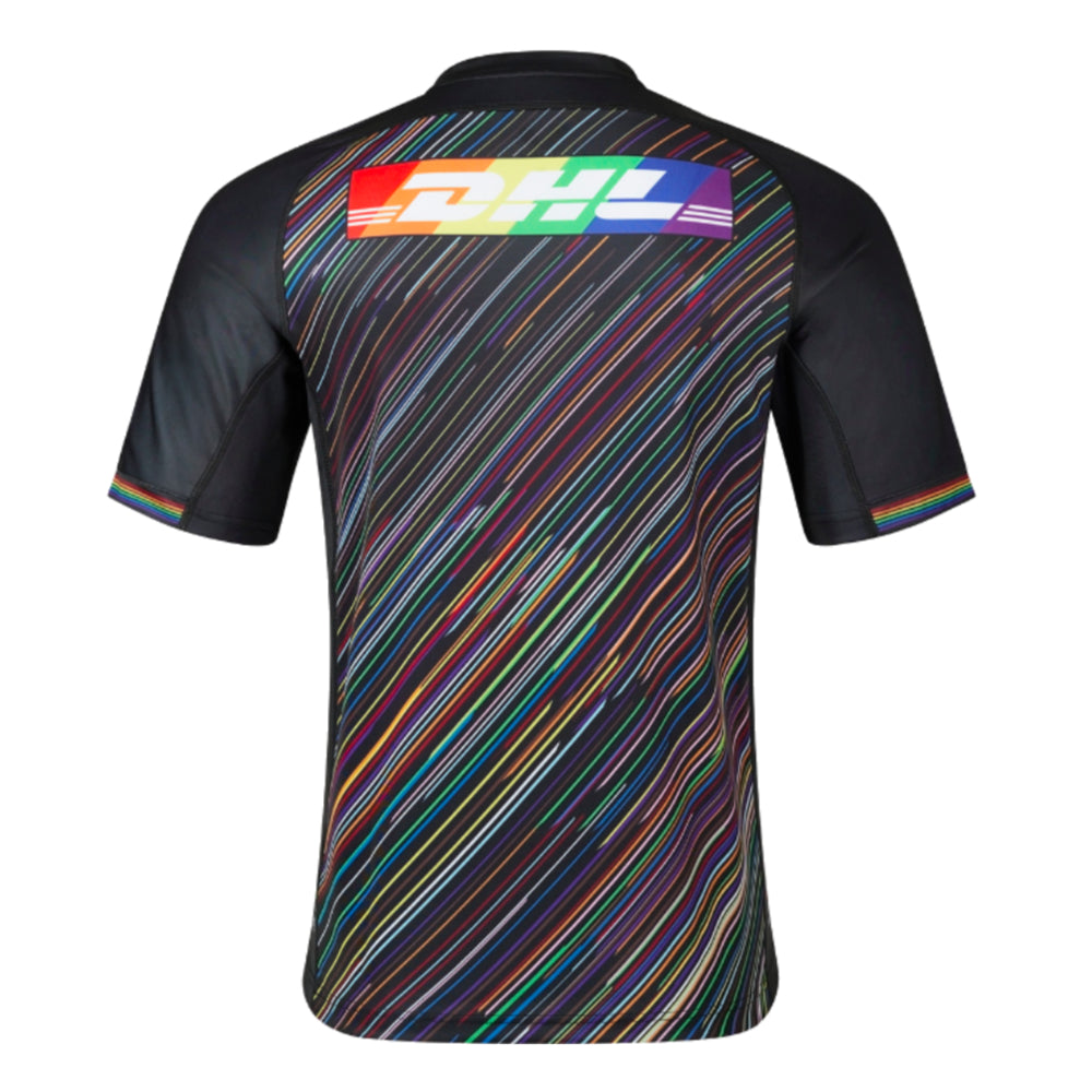 2023-2024 Harlequins Rugby Replica Pride Jersey (Your Name) Product - Hero Shirts Castore   