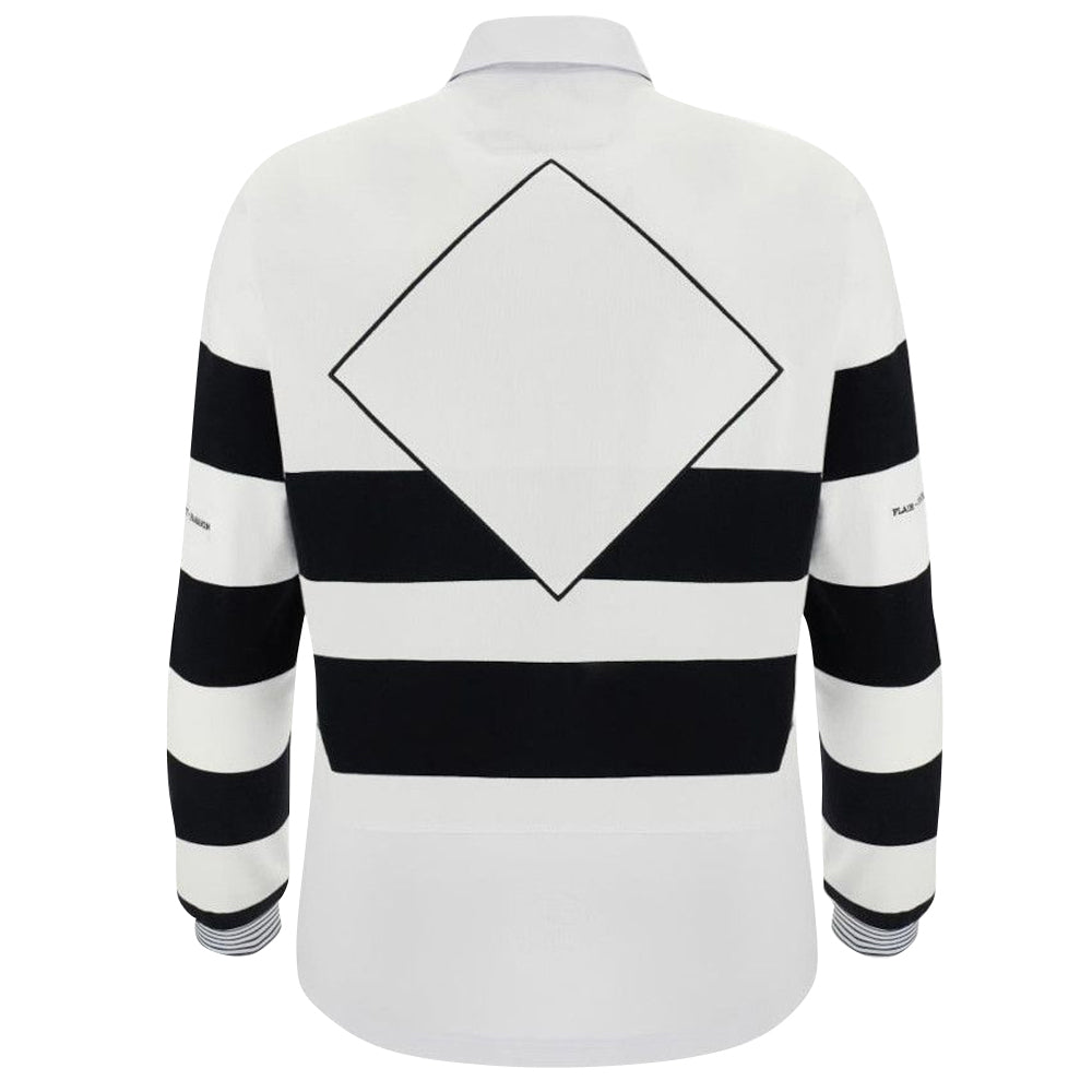 2024-2025 Barbarians Home Rugby Cotton LS Shirt Product - Football Shirts Macron   