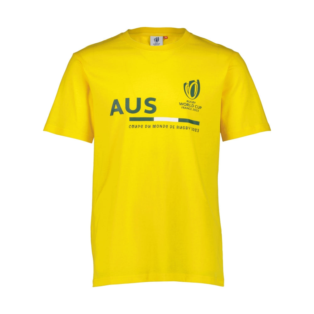 RWC 2023 Australia Supporter T-shirt - Gold Product - Training Tops Sportfolio   