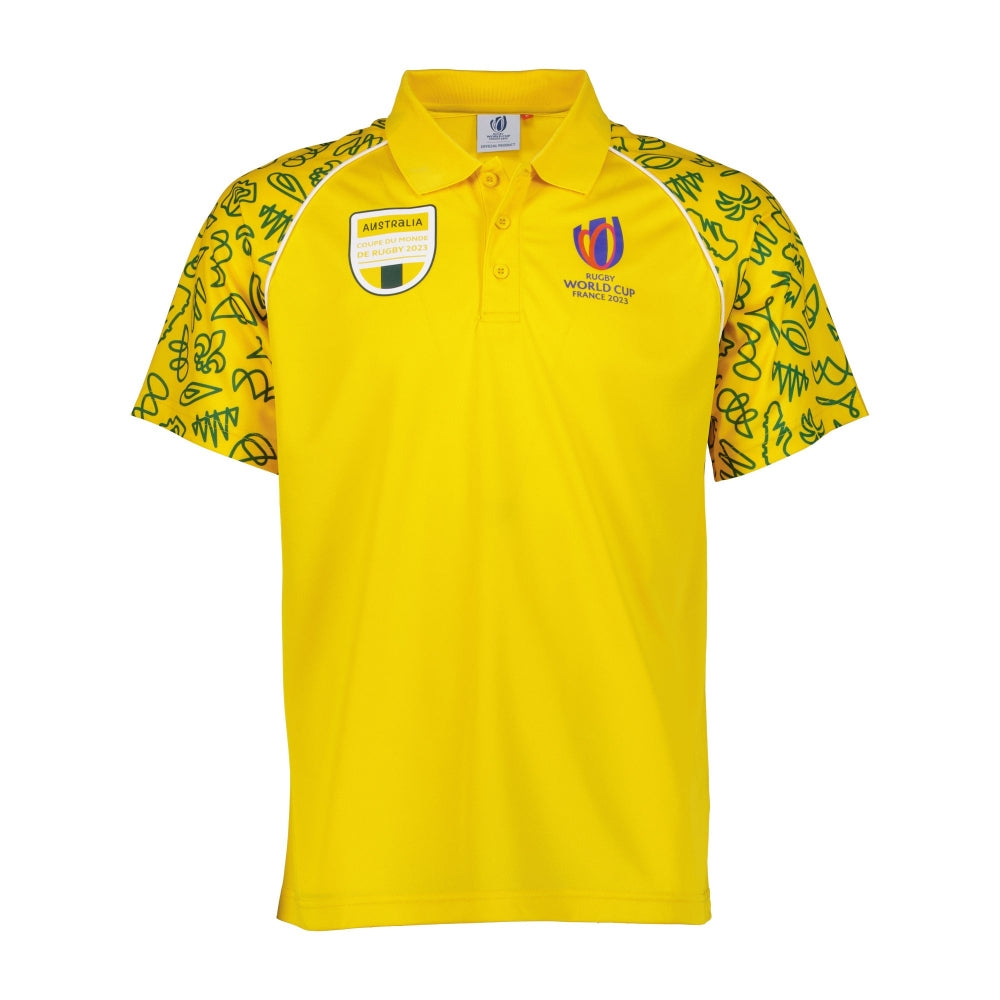 RWC 2023 Australia Polo - Gold Product - Polo Shirts Sportfolio   
