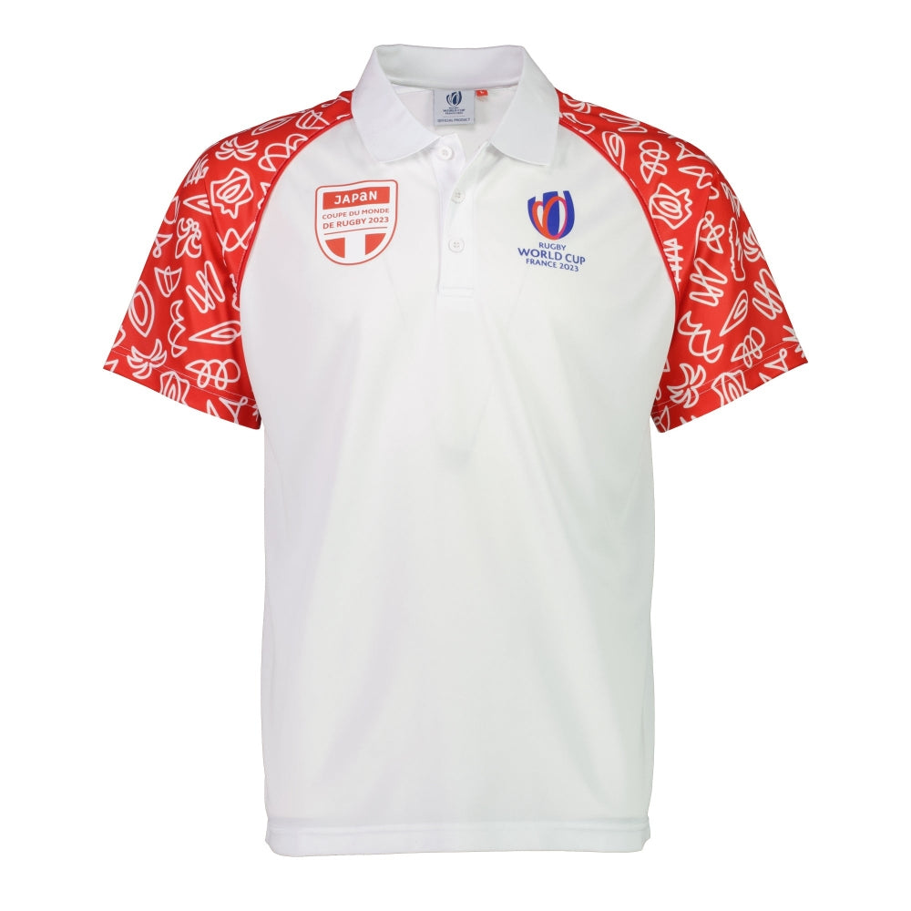 RWC 2023 Japan Polo - White Product - Polo Shirts Sportfolio   