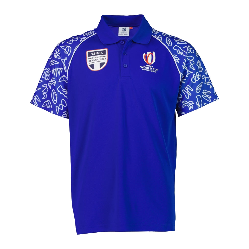 RWC 2023 Samoa Polo - Royal Blue Product - Polo Shirts Sportfolio   