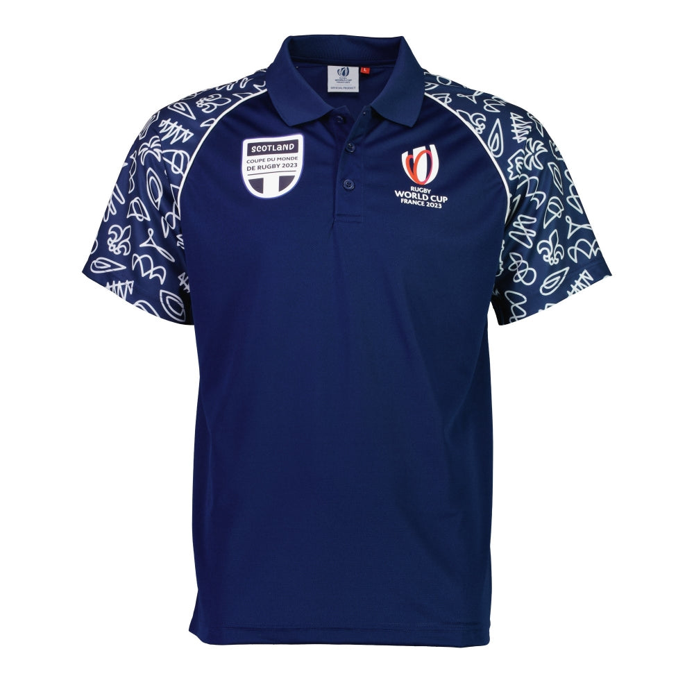 RWC 2023 Scotland Polo - Navy Product - Polo Shirts Sportfolio   