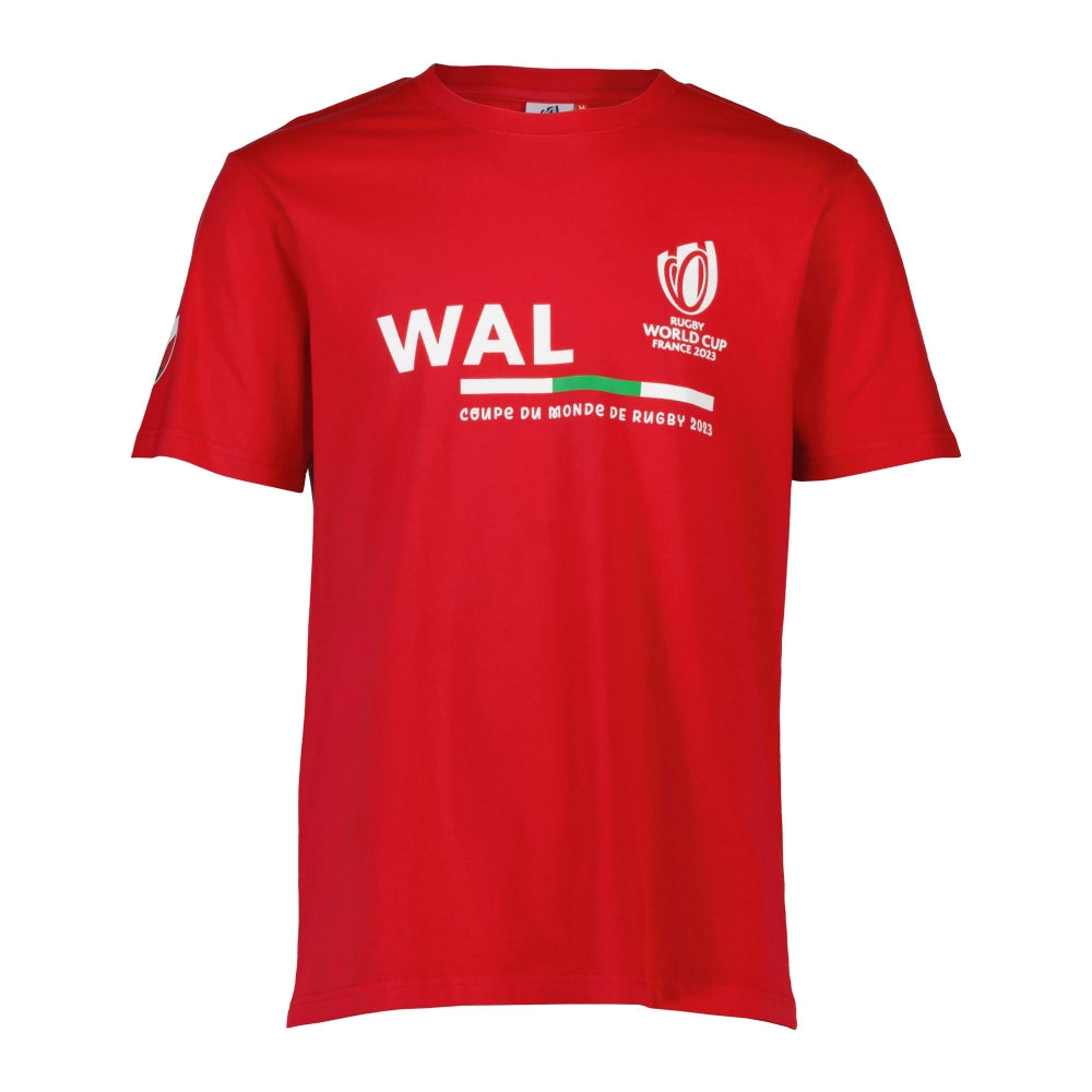 RWC 2023 Wales Supporter T-shirt - Red Product - T-Shirt Sportfolio   