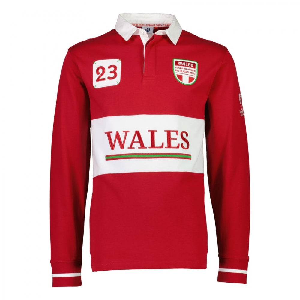 RWC 2023 Wales Rugby - Red Product - Training Tops Sportfolio   