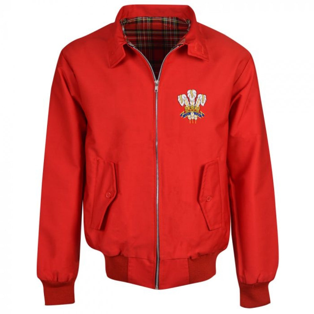 Wales Rugby Red Harrington Jacket Product - General Toffs   