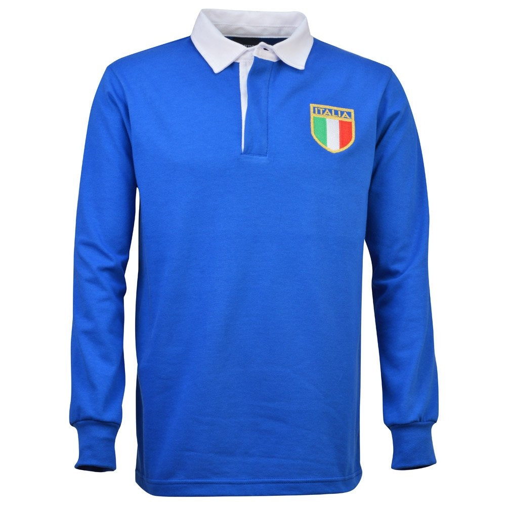 Italy 1975 Vintage Home Rugby Shirt Product - Football Shirts Toffs   
