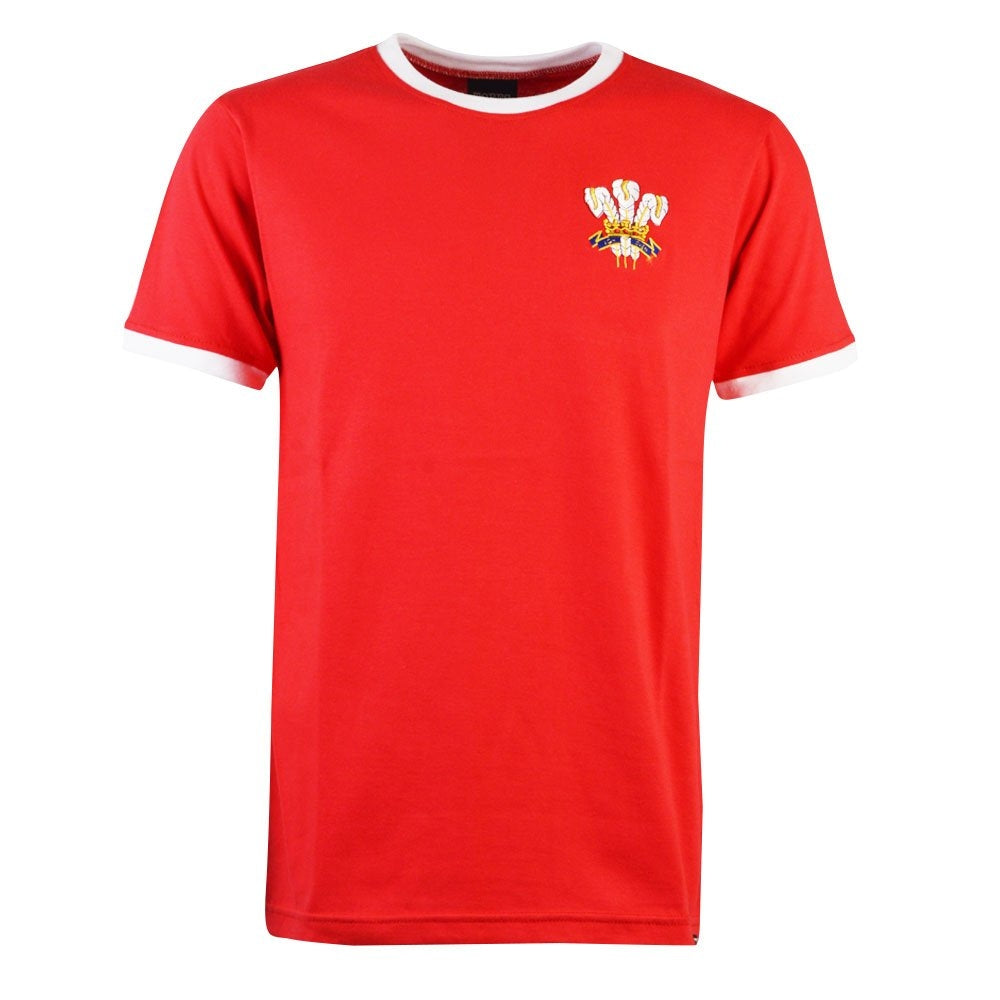 Wales Rugby T-Shirt - Red/White Ringer Product - T-Shirt Toffs   