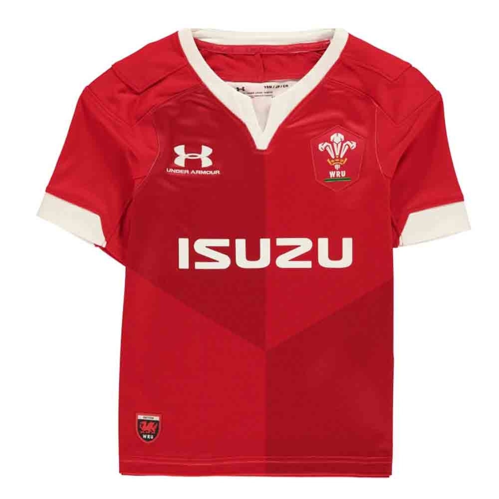 2019-2020 Wales Under Armour Home Rugby Shirt (Kids) Product - Football Shirts Under Armour   