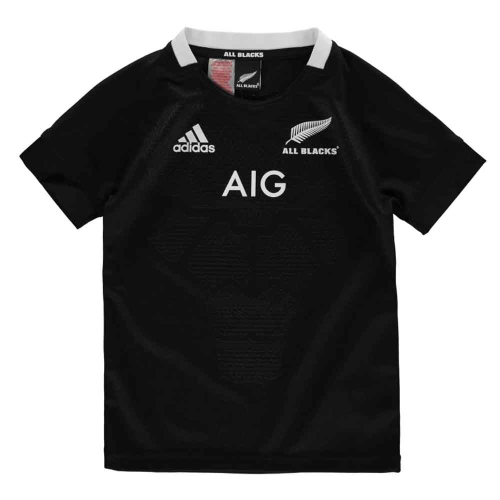 2018-2019 New Zealand Adidas Home Rugby Shirt (Kids) Product - Football Shirts Adidas   
