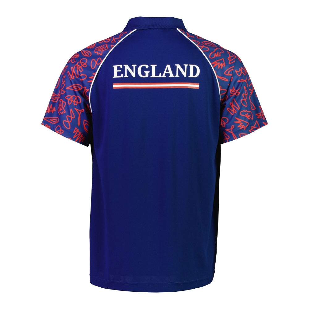 RWC 2023 England Polo - Navy Product - Training Tops Sportfolio   