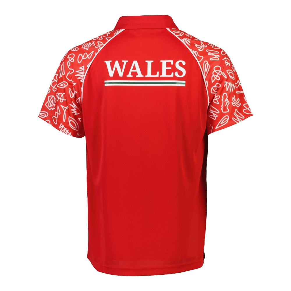 RWC 2023 Wales Polo - Red Product - Polo Shirts Sportfolio   