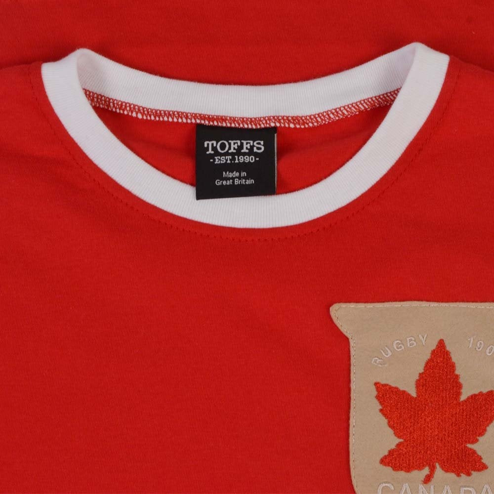 Canada Rugby T-Shirt - Red/White Product - T-Shirt Toffs   