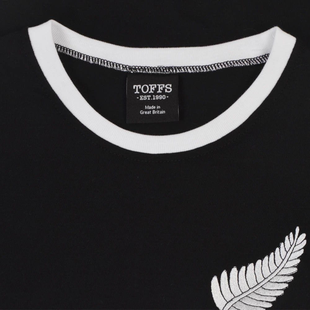 New Zealand Rugby T-Shirt - Black/White Product - T-Shirt Toffs   