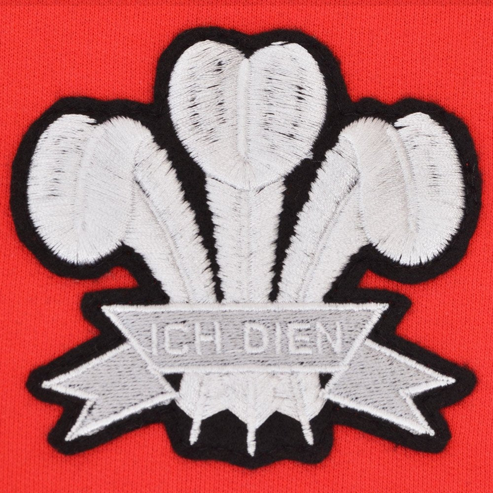 Wales 1905 Vintage Rugby Zipped Hoodie - Red Product - General Toffs   